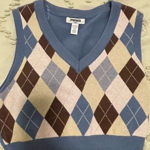RSQ argyle sweater vest